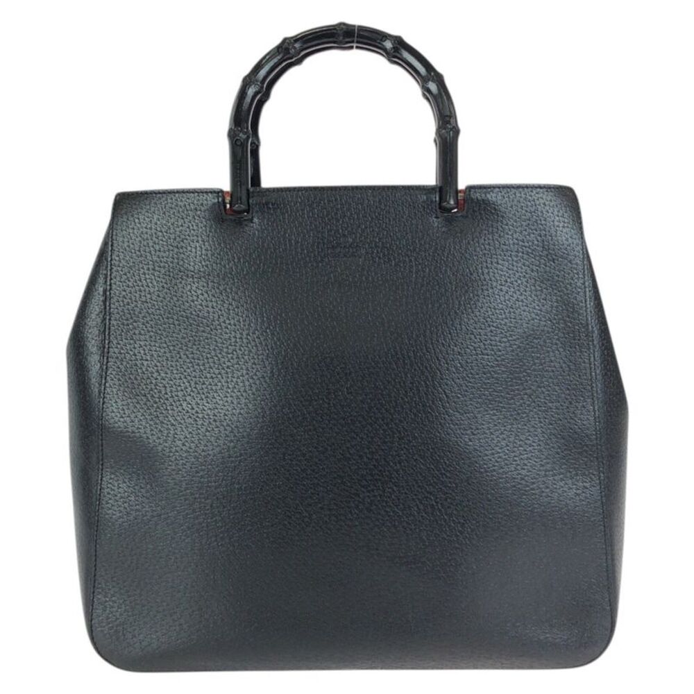 Gucci Bamboo Leather Tote Bag